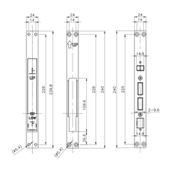 Khoá điện tử Hafele MP2503B 912.21.046