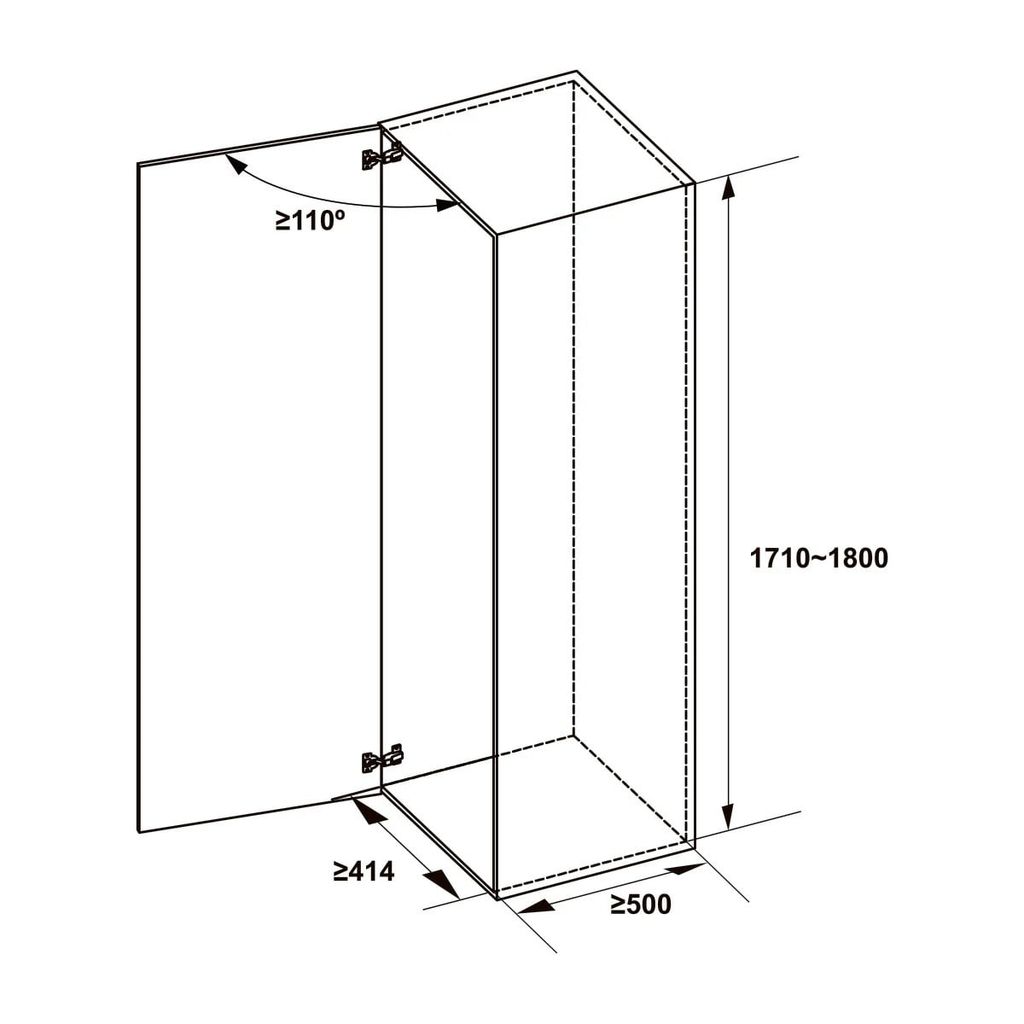 Tủ đồ khô Hafele Inox 304 450mm 548.65.073