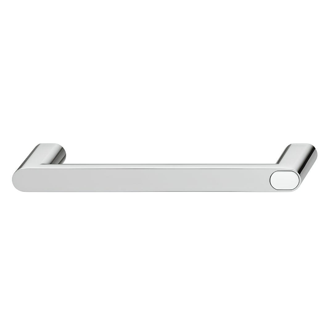 Tay nắm tủ Hafele Mạ chrome bóng, trắng 106.69.257