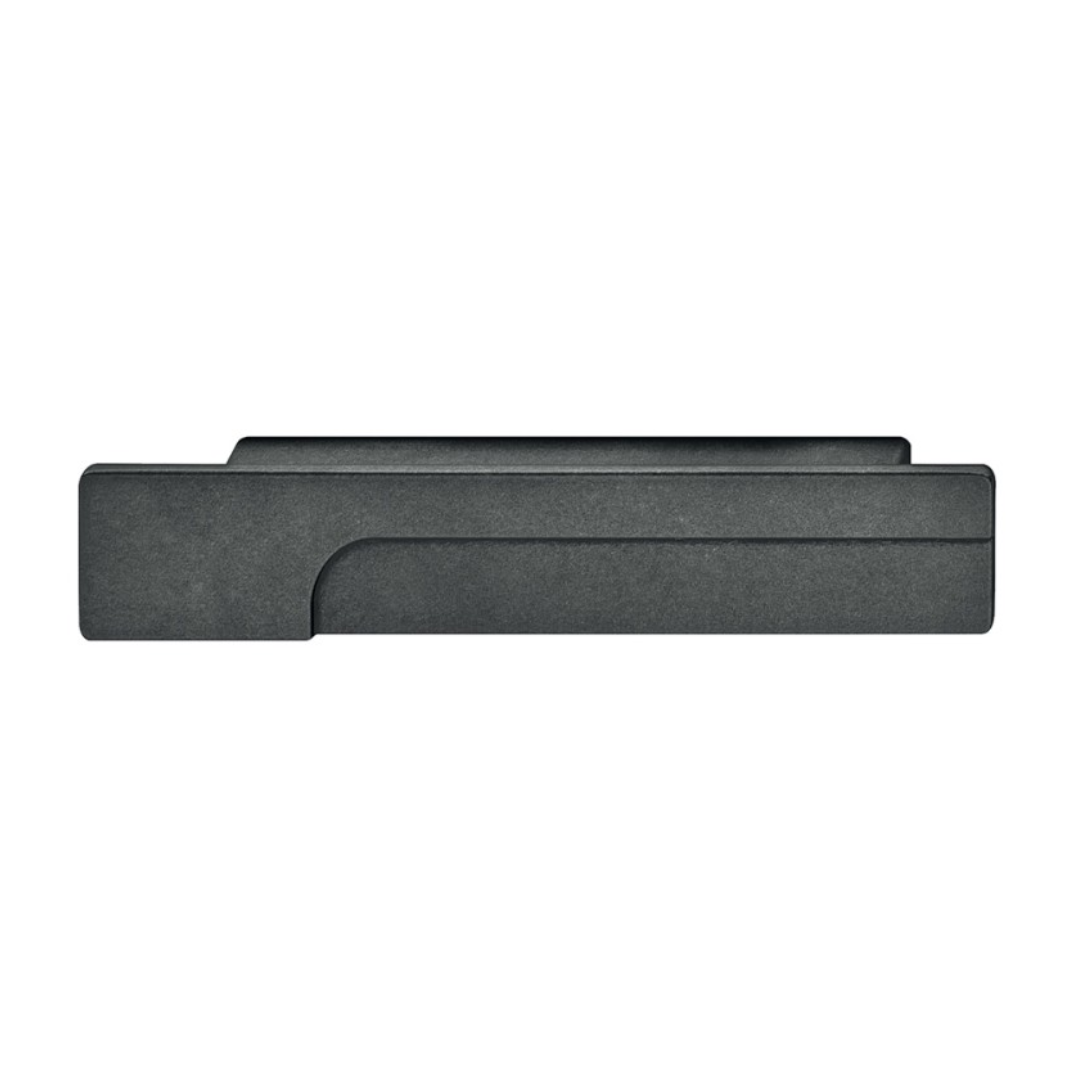Tay nắm tủ Hafele màu xám đá phiến 124mm 106.70.260