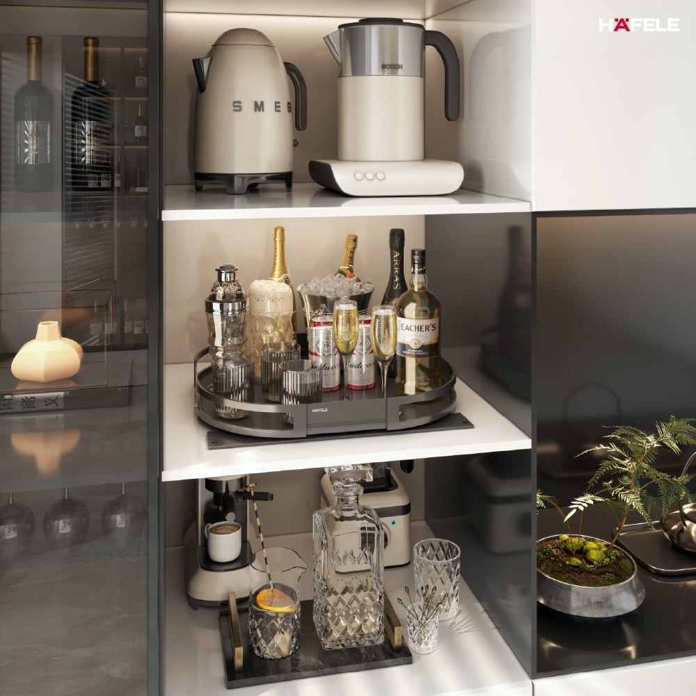 Rổ xoay 360 độ Hafele Utensio 600mm 545.14.338