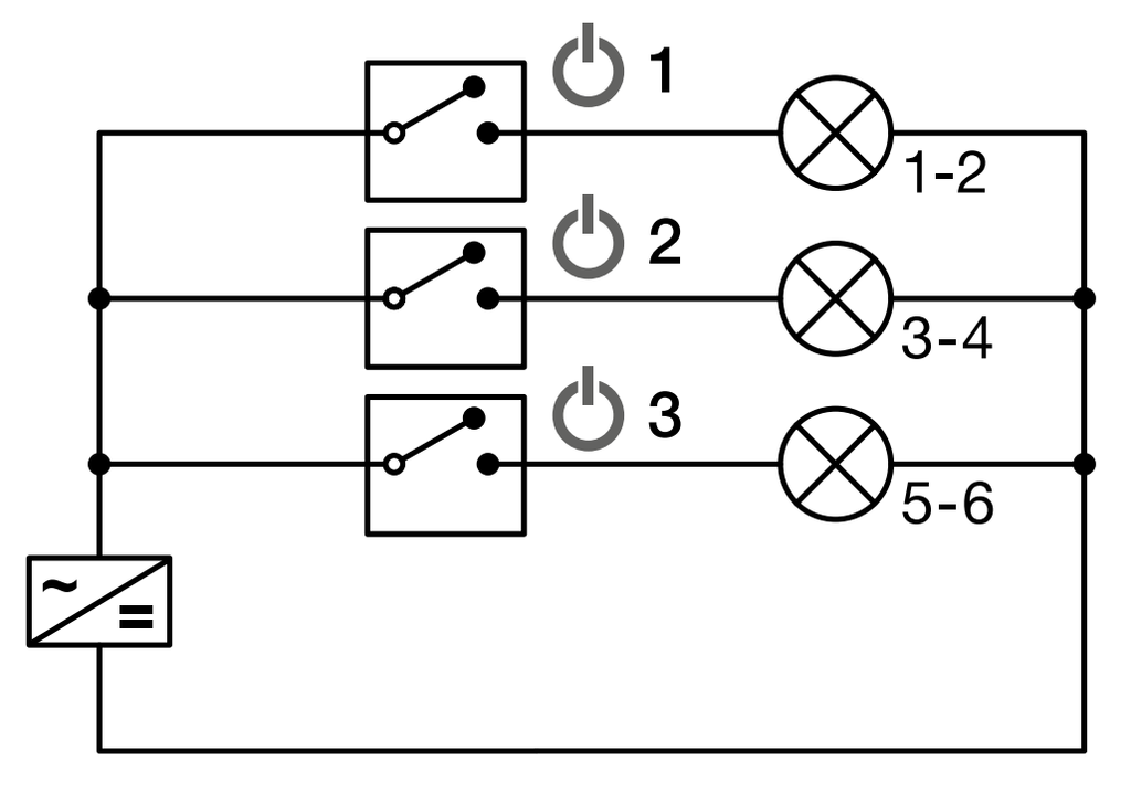 Bộ chia 6 cổng ra dạng hộp nối hộp với chức năng sử dụng nhiều công tắc Hafele 833.95.829