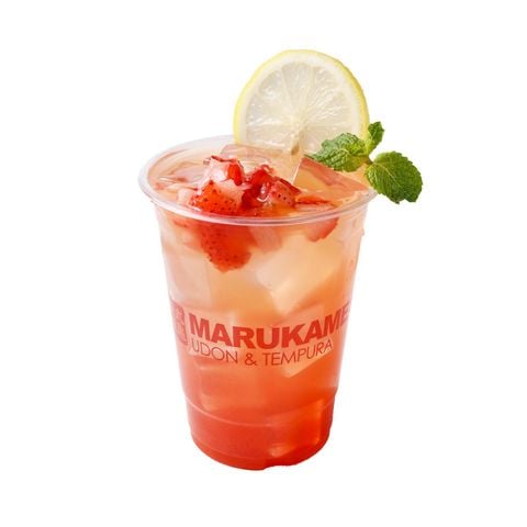  Nước chanh Yuzu dâu Hokkaido (Hokkaido Strawberry and Yuzu Lemonade) 