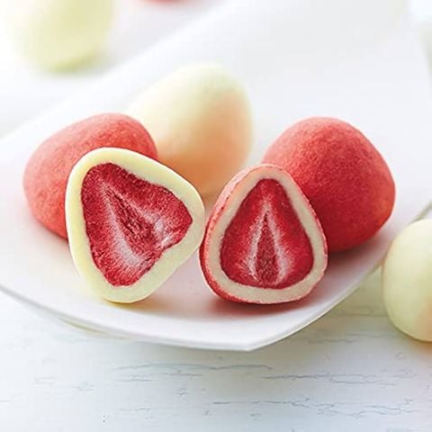  Socola Truffle Trắng - Hồng nhân dâu Kobe 180gr 