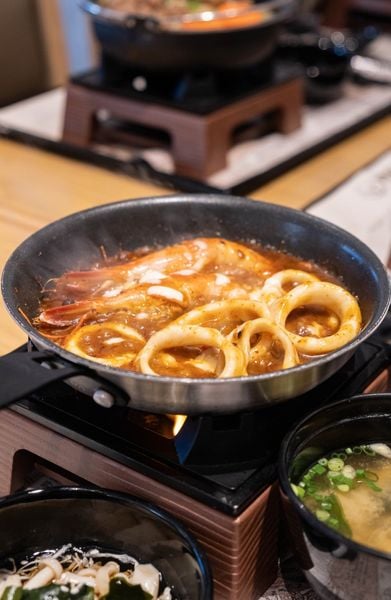 Set Hải Sản Sốt Phô Mai Cay (Pirikara Cheesy Seafood Set)
