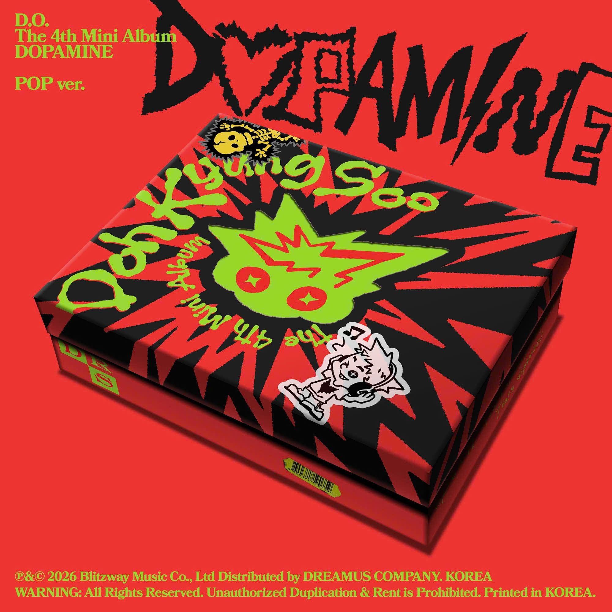  [PRE-ORDER] D.O - DOPAMINE - The 4th Mini Album 