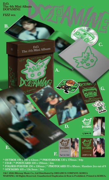  [PRE-ORDER] D.O - DOPAMINE - The 4th Mini Album 