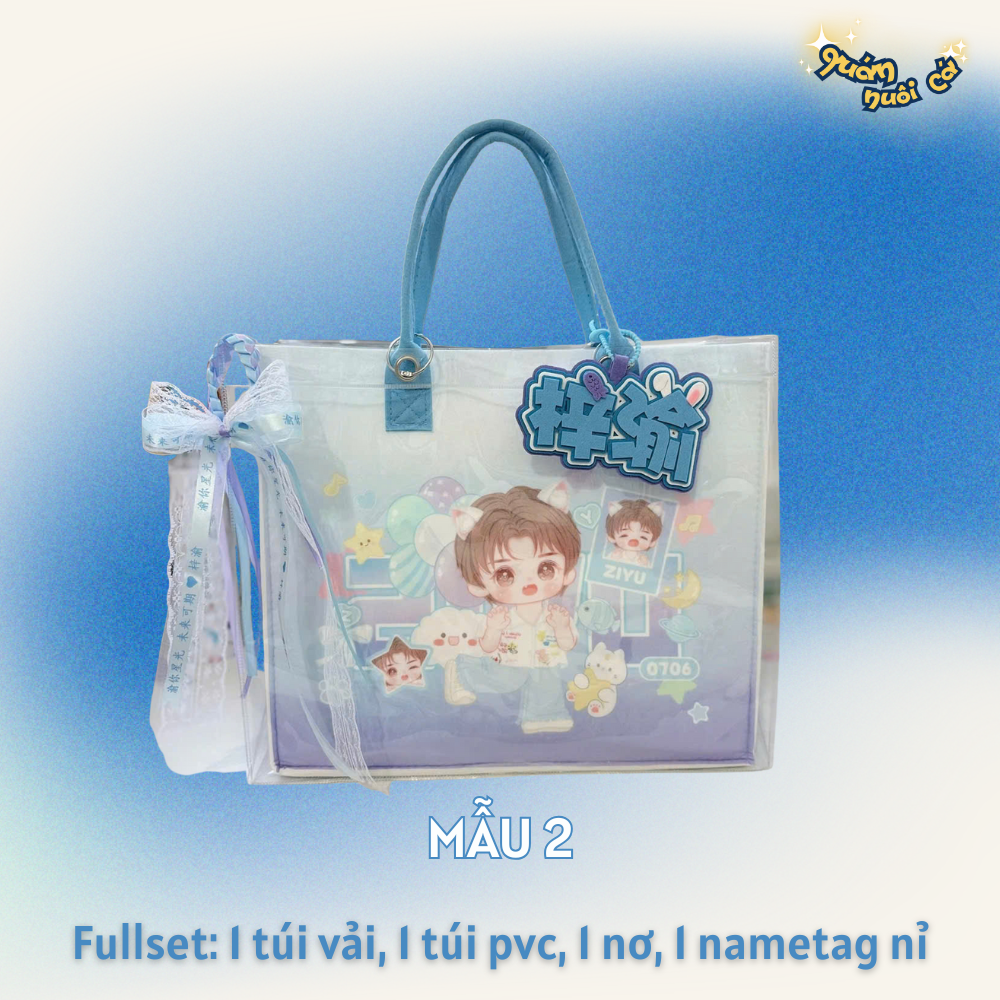  [ORDER] TỬ DU - TÚI VẢI + TÚI PVC + NƠ + NAMETAG 