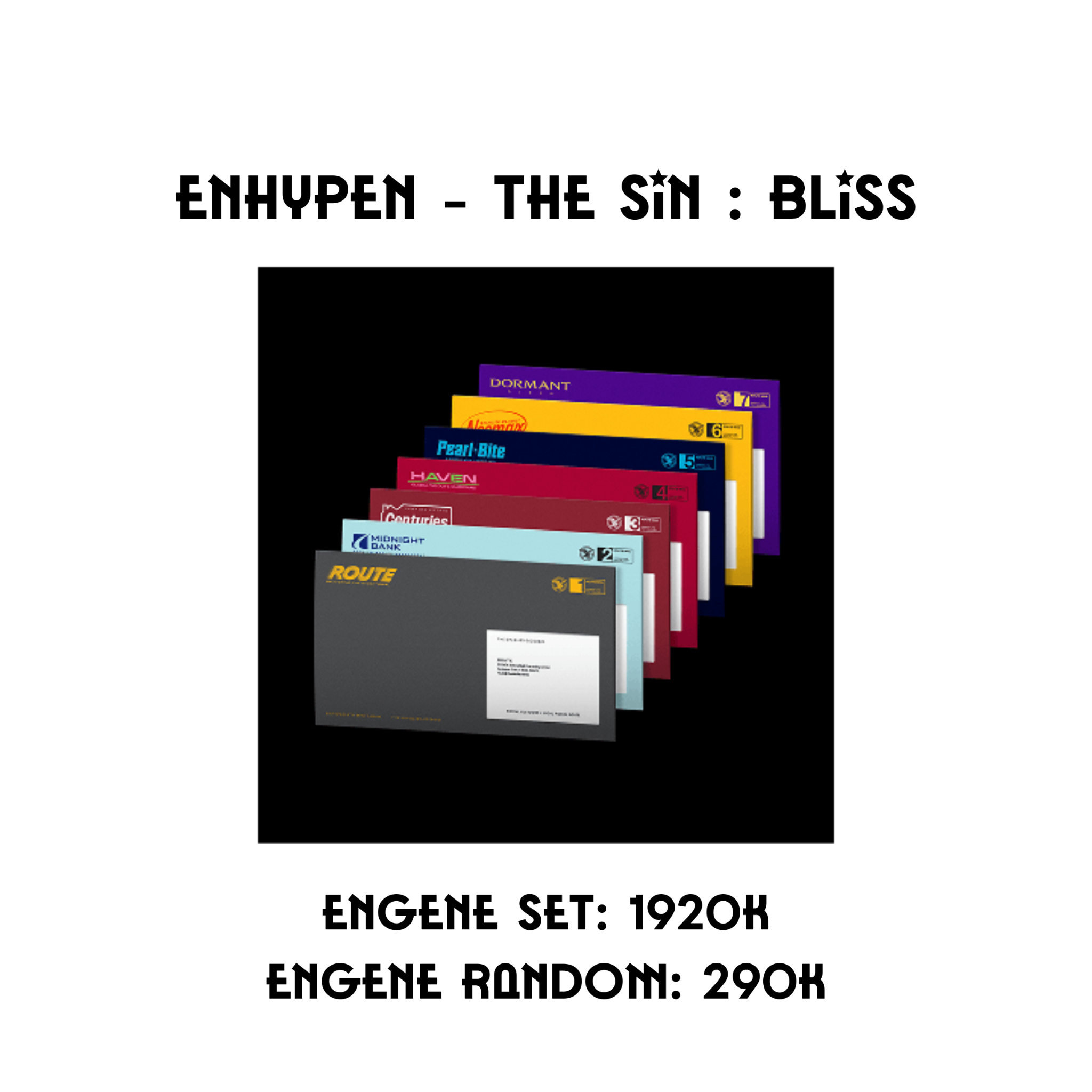  [PRE-ORDER] ENHYPEN - THE SIN : BLISS 