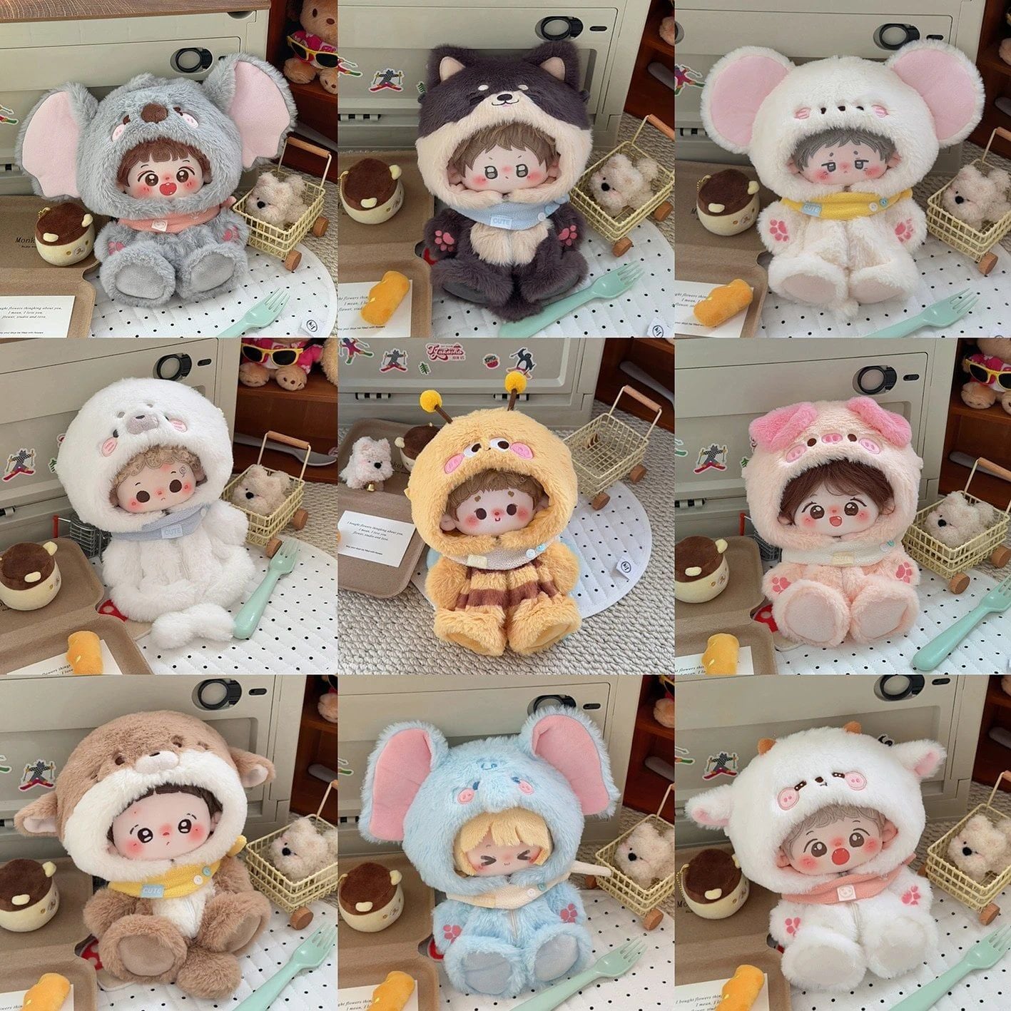  [ORDER] OUTFIT DOLL THÚ 20CM 3.0 