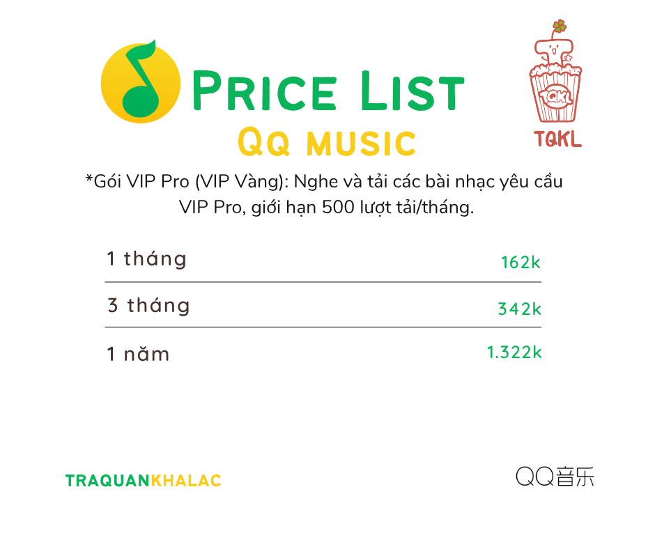  NẠP VIP QQ MUSIC 