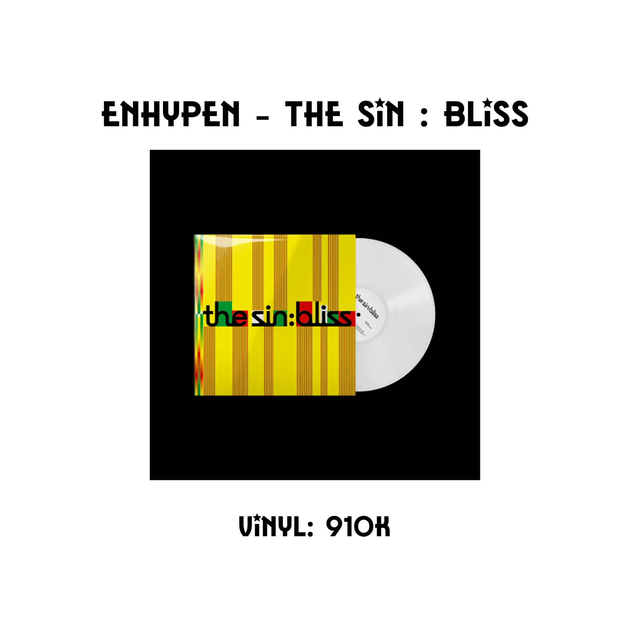  [PRE-ORDER] ENHYPEN - THE SIN : BLISS 