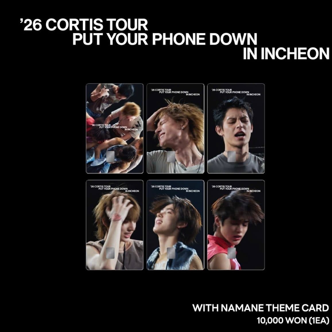  CORTIS - NAMANE INCHEON THEME CARD 
