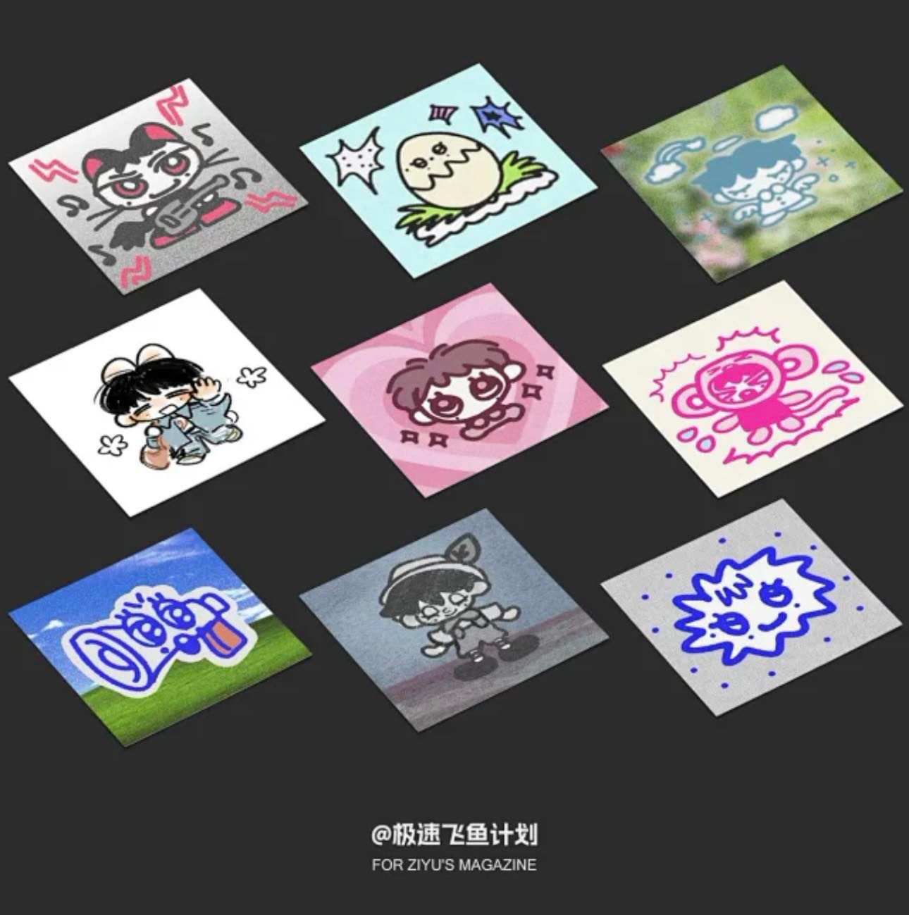  [ORDER] TỬ DU - HẬU VIỆN HỘI - CARD VUÔNG RANDOM 