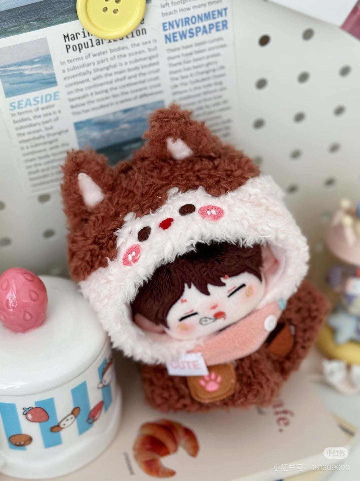  [ORDER] OUTFIT ÁO CHOÀNG THÚ  - DOLL 10CM  - OF041 