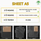  [ORDER] SHEET SINGBA CÁC SIZE 