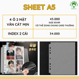  [ORDER] SHEET SINGBA CÁC SIZE 