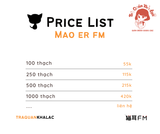  NẠP VIP THẠCH MAO ER FM 
