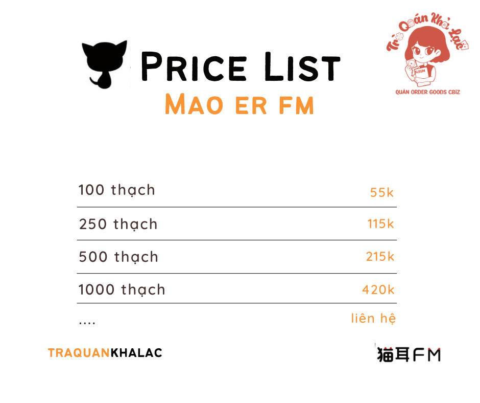  NẠP VIP THẠCH MAO ER FM 