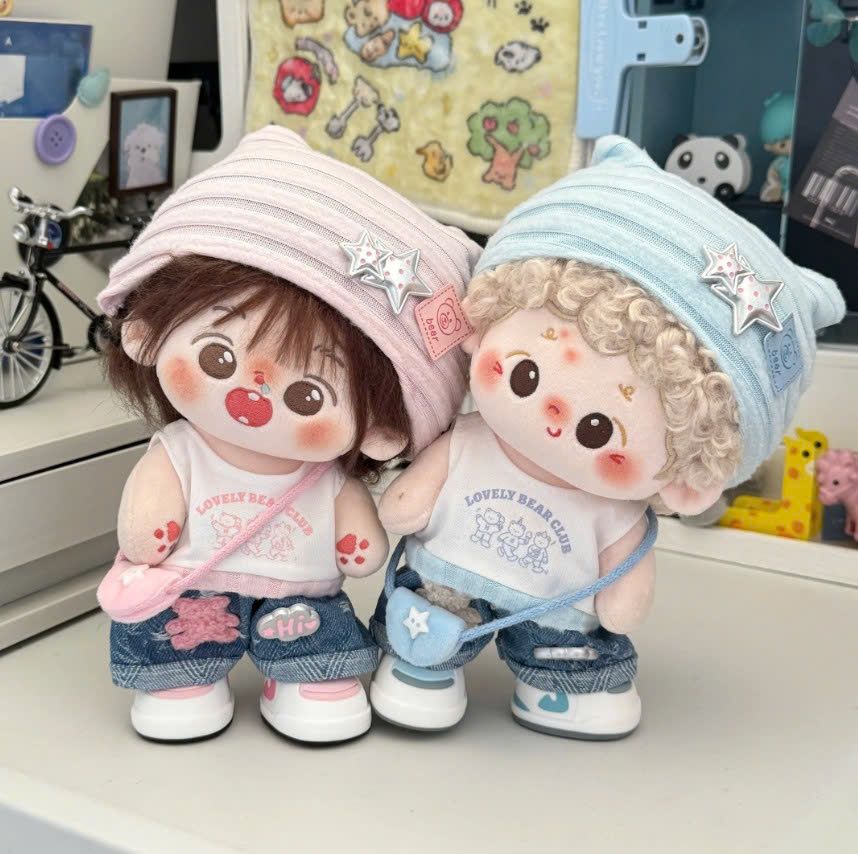  [ORDER] OUTFIT DOLL 20CM - OUTFIT LOVELY BEAR CLUB - OF034 
