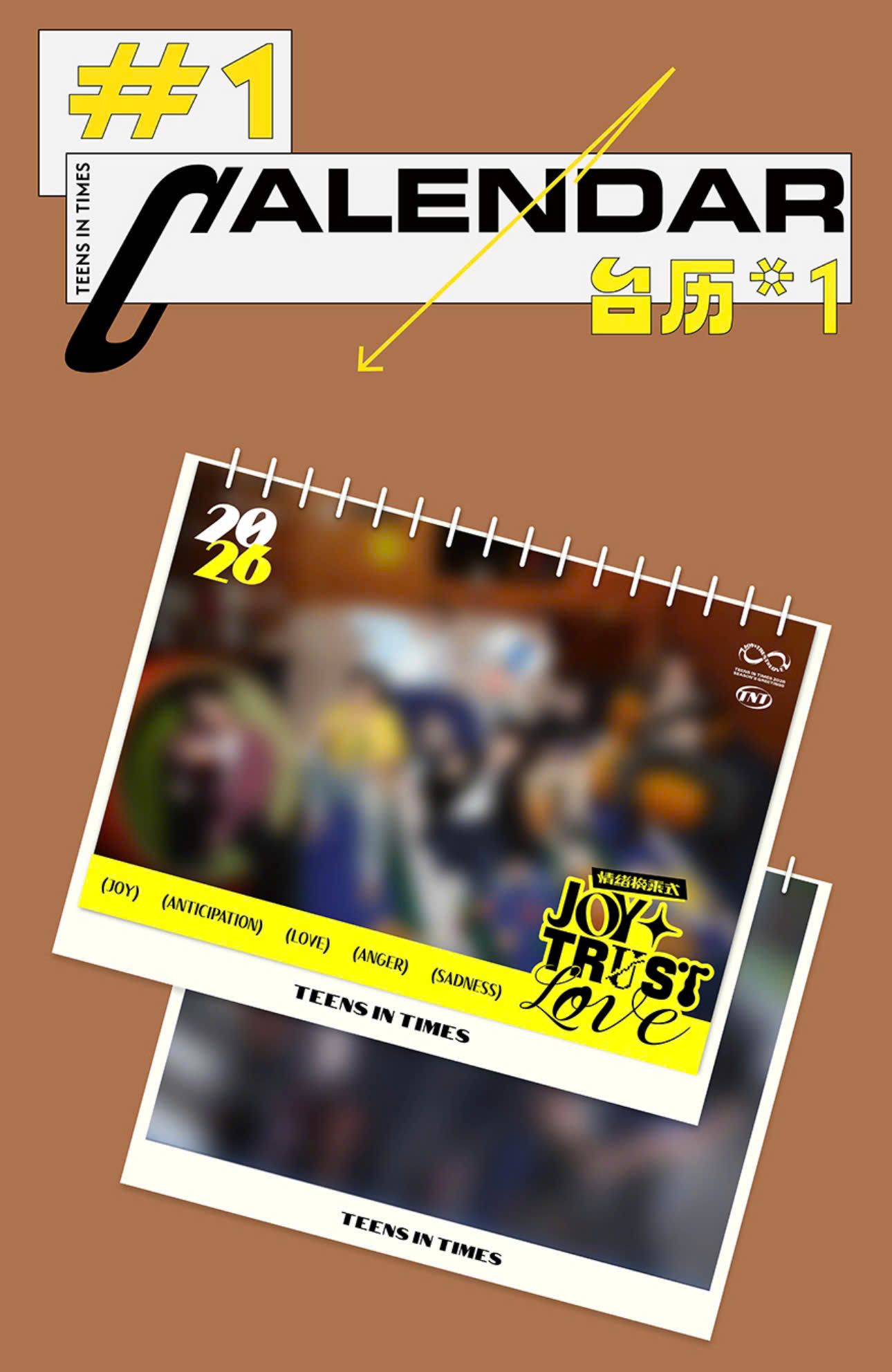  [PRE-ORDER] OFFICIAL - TNT - LỊCH 2026 - KHÔNG CAO HỘI 