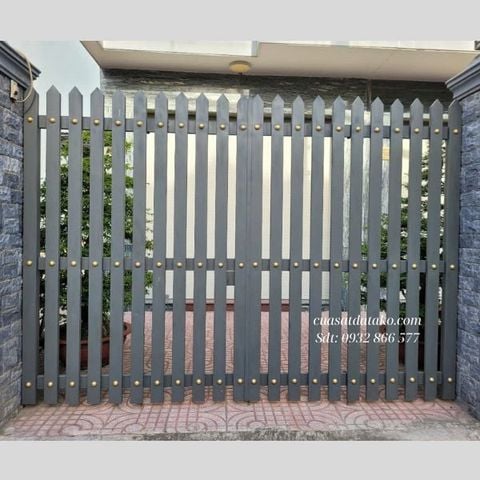 cửa cổng sắt rào đẹp, đơn giản