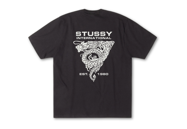  Stussy Dragon Tee Black 