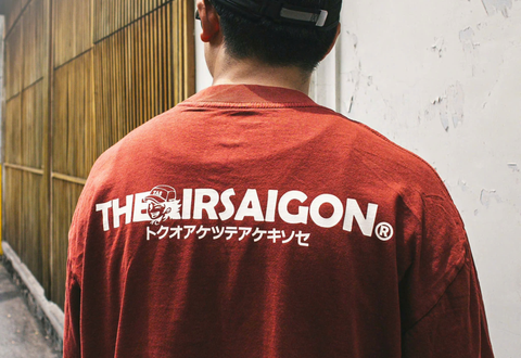  The Air Saigon® Classic Logo V2 Vintage Red Tee 