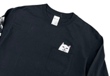  Ripndip Lord Nermal Pocket Long Sleeve Tee Black 
