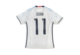  2016-17 adidas Japan Away White Jersey #11 Usami 