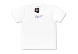  Vintage 90s Nike Swoosh Crazy Backhit White Tee 