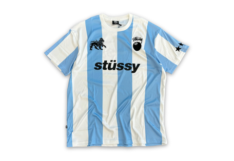  Stussy Football Jersey White/Blue 