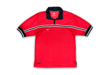  Vintage 90s Nike Templete USA Soccer Red Jersey 