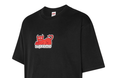  Supreme Toy Machine Devil Cat Tee Black 