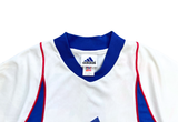  Vintage 80s adidas Jersey White Blue 