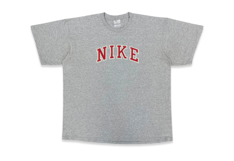  Vintage 90s Nike Printed Arch Logo Grey Tee 