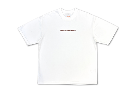  The Air Saigon® Merchandise Classic Logo Tiger Camo White Tee 