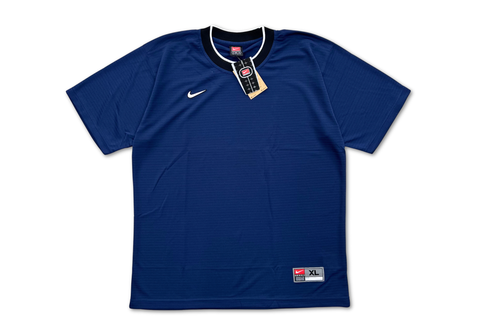  Vintage 90s Nike Soccer Jersey Navy (New Tag) 