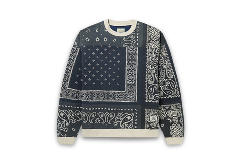  Kapital Half Quilted Bandana Sweater 