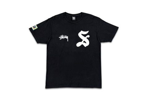  Stussy S Mark 7 Black Tee 