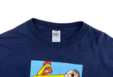  Vintage 00s Delta Family Guy Giant Chicken Fight Navy Tee 