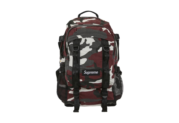  Supreme Logo Backpack (SS26) Red Camo 