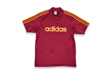  Vintage 90s adidas Descente-made Trefoil Logo Jersey Red 