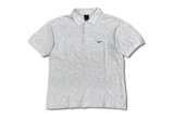  Vintage 90s Nike Swoosh Logo Polo Shirt Grey 