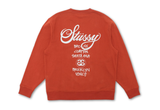  Stussy World Tour Sweater Brick 2021 