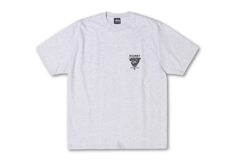  Stussy Dragon Tee Ash Heather 
