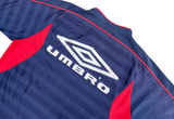  Vintage 90s Umbro Jersey White Navy/Red 