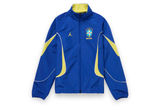  Jordan x Brazil 2026 Anthem Jacket Old Royal Yellow Pulse White 