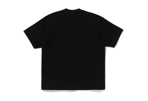  A Bathing Ape Color Camo College Tee Black/Navy 