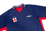  Vintage 2002-2004 Umbro England Football Team Double Sided Jersey 